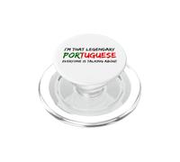 Portuguese Flag Funny Portugal PopSockets PopGrip for MagSafe