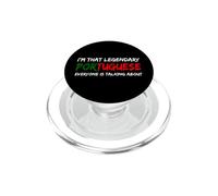 Portuguese Flag Funny Portugal PopSockets PopGrip for MagSafe