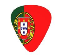 Portuguese Flag Guitar Picks Plectrums For Guitar Bass 12 Pack