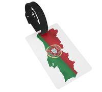 Portuguese Flag Map Print Luggage Tag for Suitcases Cute Waterproof and Reusable Travel Bag Backpack Tags Gifts