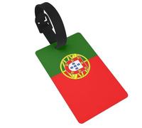 Portuguese Flag Print Luggage Tag for Suitcases Cute Waterproof and Reusable Travel Bag Backpack Tags Gifts