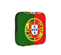 Portuguese Flag Print Multifunctional Storage Bag Pad Bag Skin-Friendly Period Pouch Reusable Tampon Bag for Female