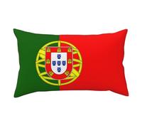 Portuguese Flag Print Super Soft And Cozy Fuzzy Polyester Body Pillowcase 91Ã-50cm, Short Plush Body Pillow Pillowcase