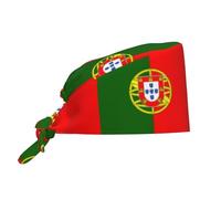 Portuguese Flag Print Working Cap for Women Men Soft Breathable Adjustable Black One Size