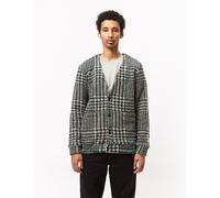 Portuguese Flannel Gales Cardigan - Green/Rose - Green / M
