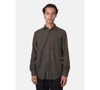 Portuguese Flannel Lake Shirt - Green/Bordeaux/Brown - Beige / L