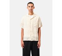 Portuguese Flannel Malcom Short Sleeve Shirt - Ecru - Ecru / S