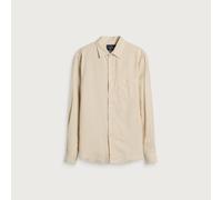 Portuguese Flannel Men's Teca Flannel Shirt Ecru Small
