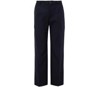 Portuguese Flannel Pleated Wool Trousers - Navy - S - Menswear S