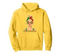 Portuguese Girl Portugal Flag Portuguesa Girlfriend Wife Pullover Hoodie