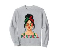 Portuguese Girl Portugal Flag Portuguese Girlfriend Wife Sweatshirt
