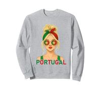 Portuguese Girl Portugal Flag Portuguese Girlfriend Wife Sweatshirt