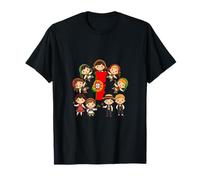 Portuguese Kids Circle Map Flag Chibi Heritage Pride T-Shirt