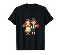 Portuguese Kids Traditional Folk Costume Flag Gift T-Shirt