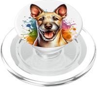 Portuguese Podengo Dog Watercolor Artwork PopSockets PopGrip for MagSafe