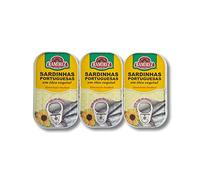 Portuguese Sardines In Vegetable Oil - 3 x 125 g - Ramirez - Portugal