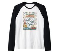 Portuguese Sardines Tinned Fish Funny Summer Salty Women Raglan Baseball Tee