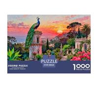 Portuguese Sintra Quinta Da Regaleira Wooden Jigsaw Puzzle Waterproof 1000 Piece Puzzles for Adults Gifts Challenging And Brainteasing Home Decoration