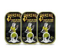 Portuguese Tuna Fillets in Olive Oil | 3 x 120 g | Berthe | Ramirez | Portugal