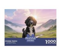 Portuguese Water Dog, 1000-piece Jigsaw, Relaxing And Visually Stunning Pastime, Perfect for Gifting Or Home Decoration, Suitable for Ages 8+, Pet Dog, 38x26cm/1000pcs