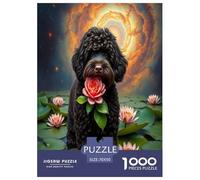 Portuguese Water Dog 1000-Piece Puzzles For Adults Challenging Puzzle Games Fun, Challenging & Brainteasing Games for Adults And Kids Age 12 Years Up Decoration Puzzle 70x50cm/1000pcs