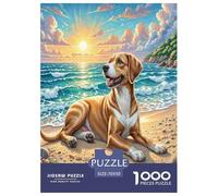 Portuguese Water Dog Jigsaw Puzzles Puzzles for Adults Kids. 1000 Pieces Whimsical Challenge Toy Educational Games Home Decoration for Adults& Kids Age 14 Years Up 70x50cm/1000pcs