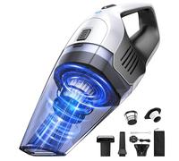 Portutif Handheld Vacuum Cleaner, 8Kpa Strong Suction Car Vacuum Cleaner | Hand Held Vacuum Cordless，Portable 30-Min Run Time，400ML Dust Cup，78Db， Lightweight for Car，Carpet Stairs，Pet Hair