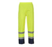 Portwes Hi-Vis Contrast Classic Rain Trousers Waterproof Reflective Safety Pants