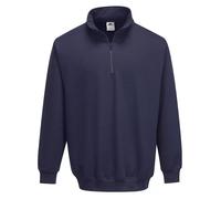 Portwest 1/4 Zip Neck Pullover Sweatshirt Sorrento Comfort Warm Work Wear Jumper