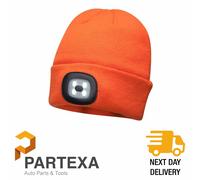 Portwest 109 Beanie LED Head Light Hat Orange B029ORR