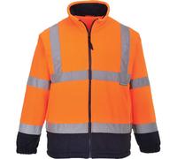 Hi Vis Fleece Class 3, 2 Tone Fleece Jacket RIS 3279 Portwest F301