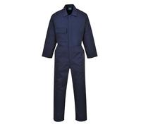 Portwest 2802 Standard Coverall Polycotton Concealed Stud Front