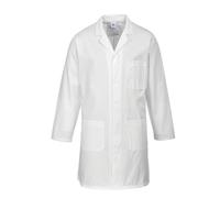 Portwest 2852 Standard Lab Coat Hard Wearing Workwear Lab Coat White, 3X-Large