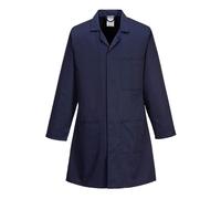 Portwest 2852 Standard Lab Coat Kingsmill Polycotton Stud Front