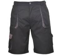 Portwest 820 Black Texo Contrast Shorts Med TX14BKRM | Workwear & Leisure