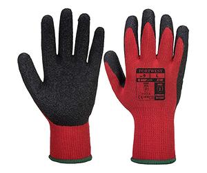 Portwest A100 Premium Resistant Grip Glove Latex Red/Black, Medium