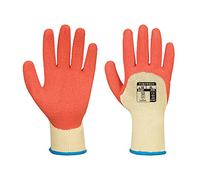 Portwest A105 Grip 10 Latex 3/4 Dipped Glove Breathable Seamless Liner