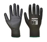 Portwest A120 Breathable PU Palm Glove Black, Large
