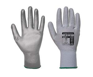 Portwest A120 Breathable PU Palm Glove Grey, Large