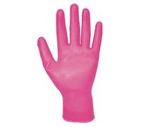 Portwest A120 Breathable PU Palm Glove, Pink, Small