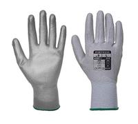 Portwest A120GRR X-Large PU Palm Gloves - Grey - 12 Pack