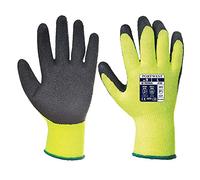 Portwest A140 Thermal Grip Latex Glove Black S Colour: Black, Hand Siz S
