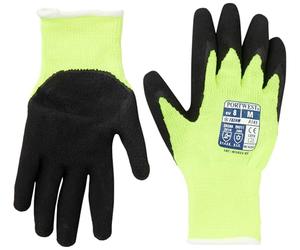 Portwest A143 Thermal Soft Grip Glove Yellow/Black, Medium