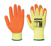 Portwest A150 Breathable Classic Grip Glove - Latex Orange, Large