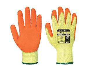 Portwest A150 Breathable Classic Grip Glove - Latex Orange, Medium