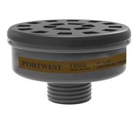 Portwest A2 Gas Filter Universal Tread, Color: Black, Size:, P906BKR