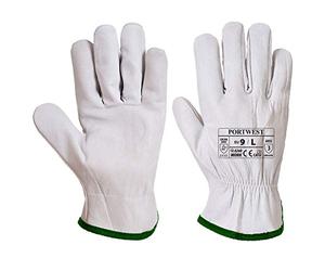 Portwest A260 Classic Goat Skin Oves Driver Glove Gray, Large