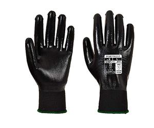 Portwest A315 Water Resistant All-Flex Grip Glove Black, XX-Large