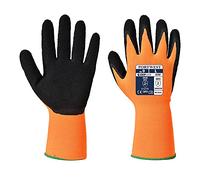 Portwest Latex Foam Hi Vis Grip Gloves Orange / Black L Pack of 1
