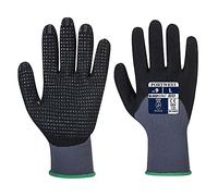 Portwest A353 Lightweight DermiFlex Ultra Plus Glove Grey/Black, Medium